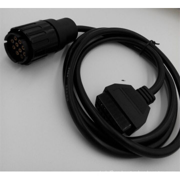 para BMW la motocicleta diagnóstico Cable 16pin Obdii adaptador 10pin